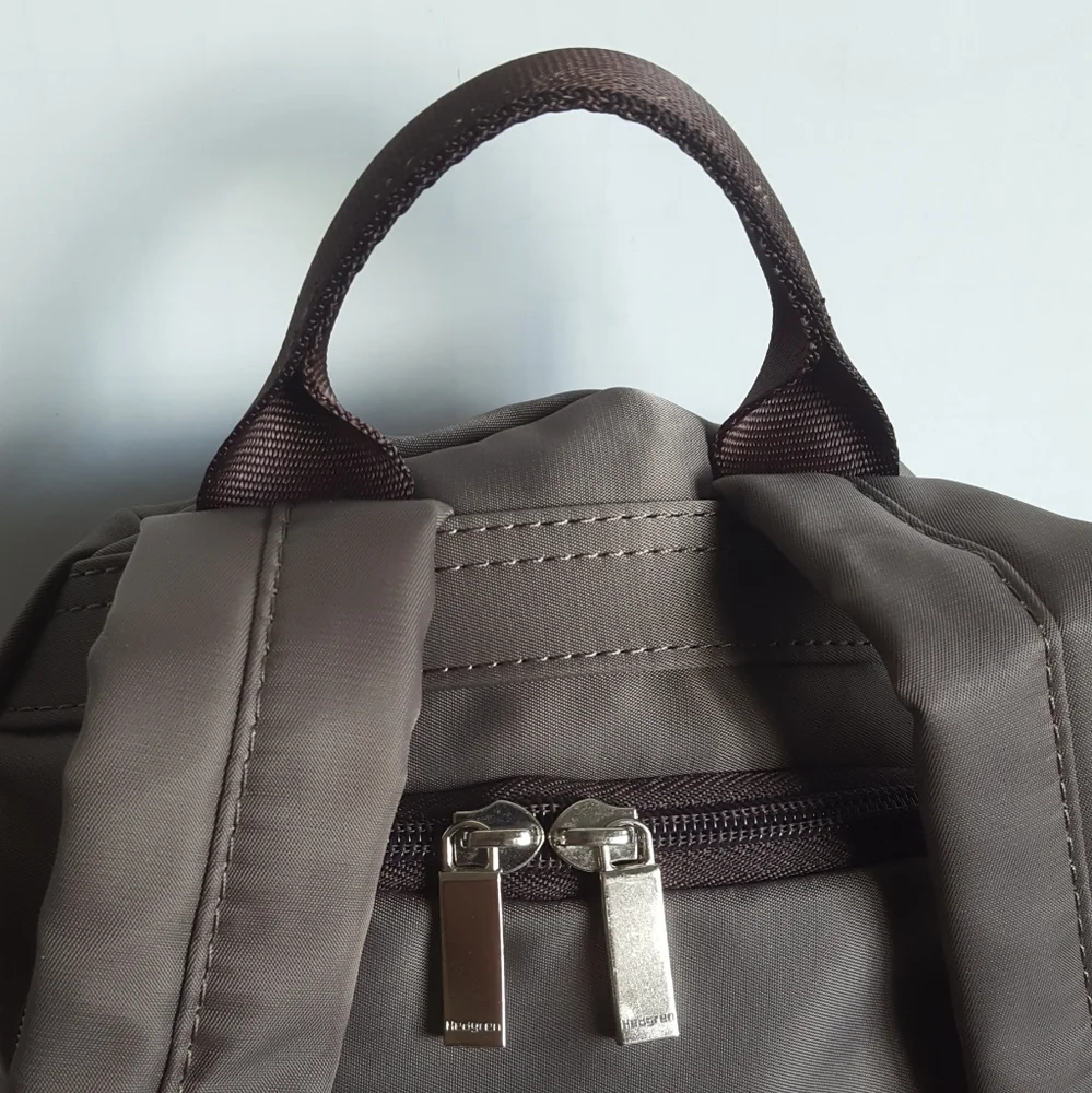 Hedgren RFID Vogue Small Backpack Sephia Brown NEW